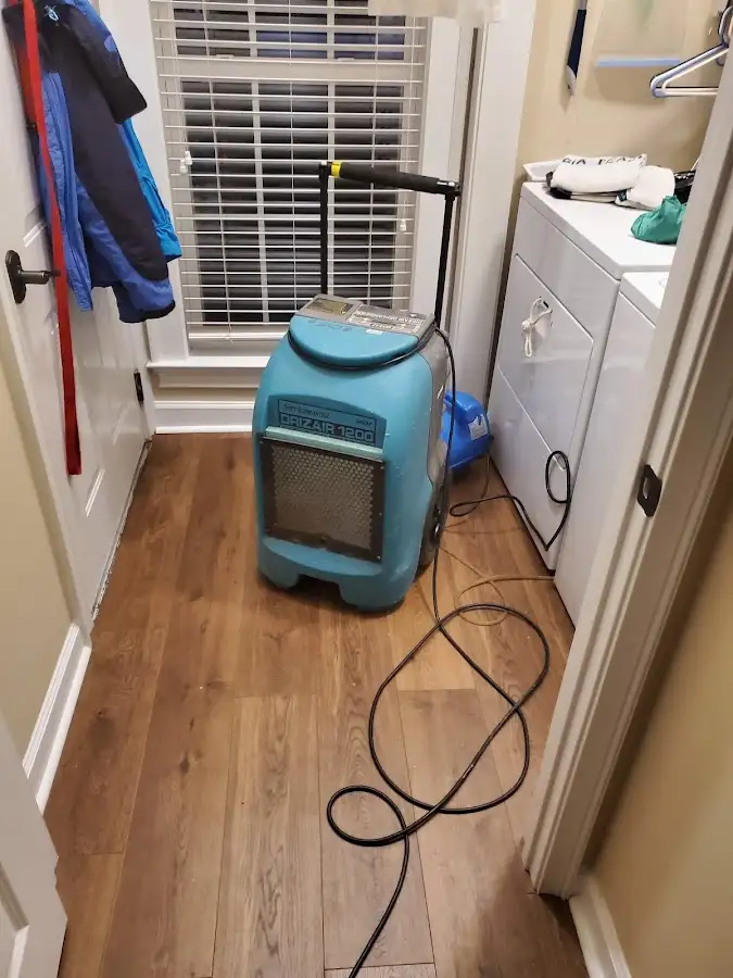 Commercial dehumidifier deployed for Crawl Space Restoration in Ada